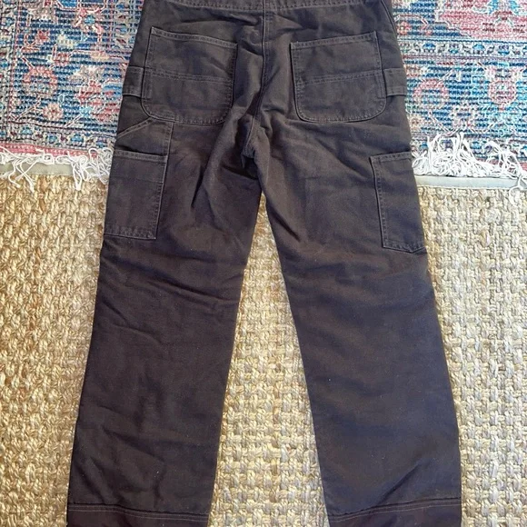 Carhartt Relaxed Fit Washed Duck Insulated Bib Overall - Picture 7 of 8